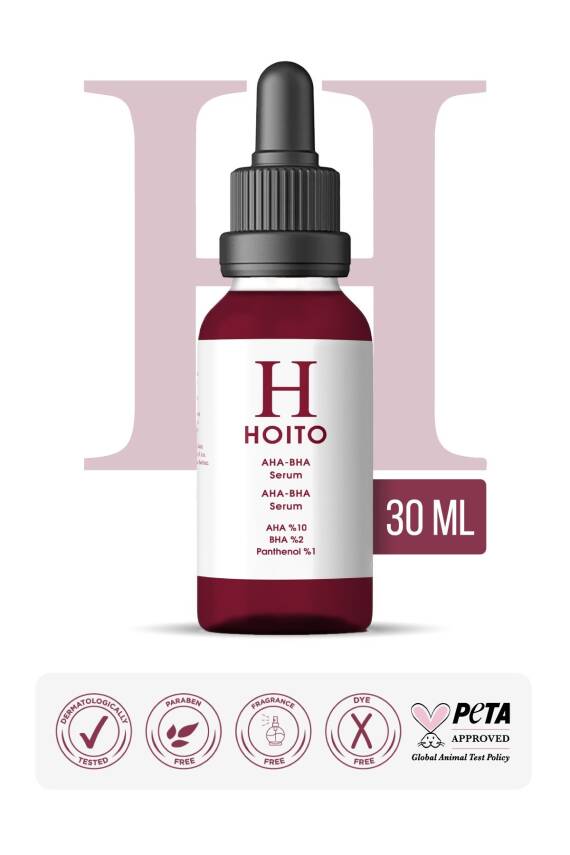 Aha Bha Serum 30ml - Canlandırıcı Cilt Tonu Eşitleyici Kırmızı Peeling Cilt Bakım Serumu - 2