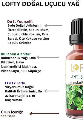 Anti Stress Uçucu Yağ Buhurdanlık Esansı Oda Kokusu Uçucu Esansiyel Yağ Buhur Yağı 10ML - 2