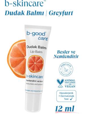 B-good Nemlendirici Dudak Balmı Greyfurt 12 ml