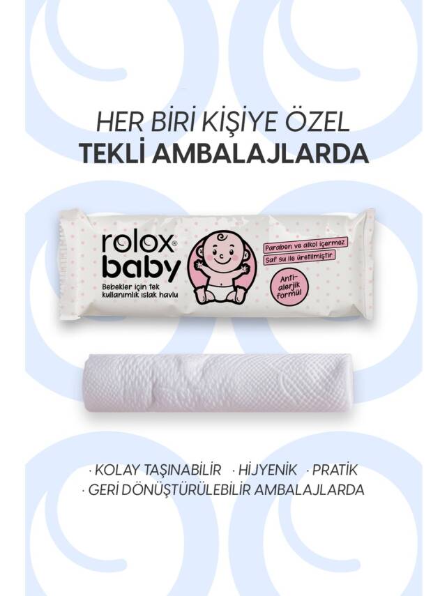 Baby - 10 Paket – Bebekler İçin Tek Kullanımlık Islak Havlu - 2