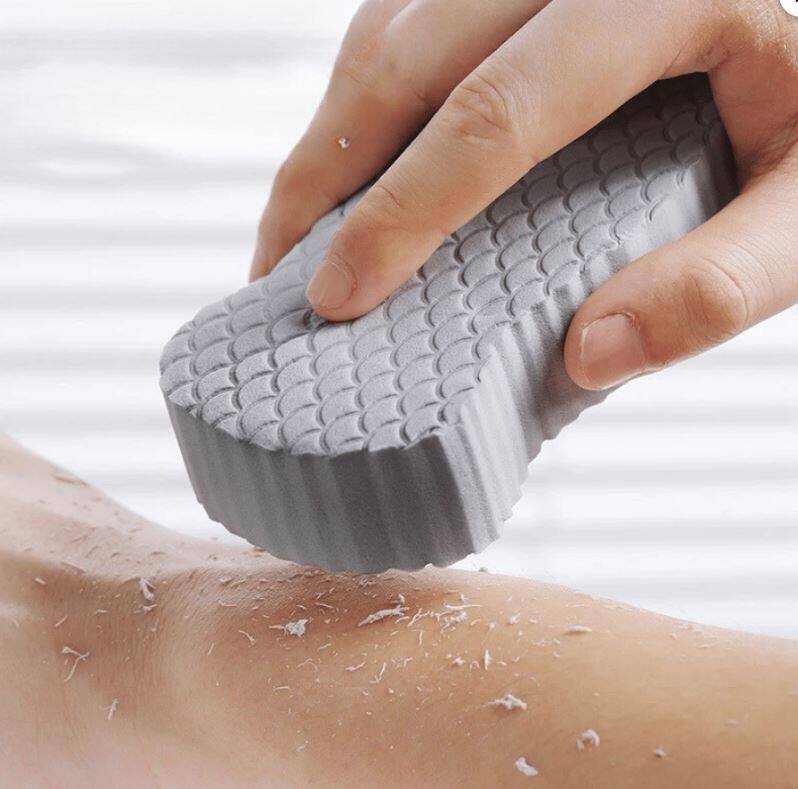 BEYZANA Banyo Vücut Duş Süngeri Sihirli Vücut Ölü Deri Sökücü Vücut Masaj Peeling Fırçası Süngeri - 2