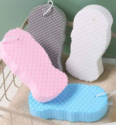 BEYZANA Banyo Vücut Duş Süngeri Sihirli Vücut Ölü Deri Sökücü Vücut Masaj Peeling Fırçası Süngeri