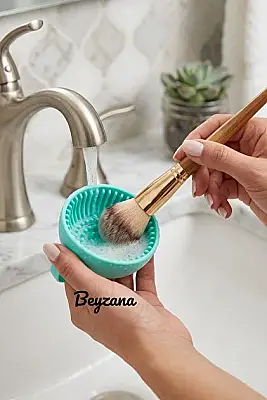 Beyzana Makyaj Fırçası Temizleme Kabı