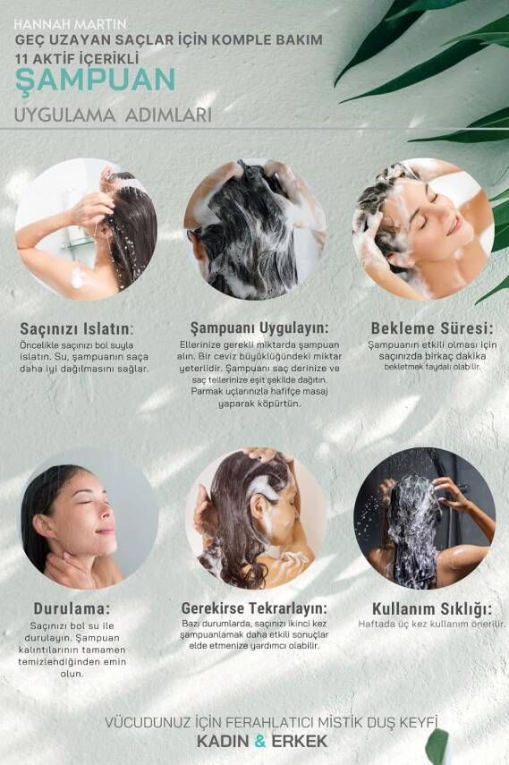 Biotin Ve Niacinamide Içerikli,dökülen Ve Geç Uzayan Saçlar Için 11 Aktifli Dökülme Karşıtı Şampuan - 6