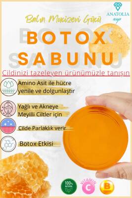 Botox Sabun Botoks Ciltteki Lekeleri Giderici Aydınlatıcı Bal Özlü