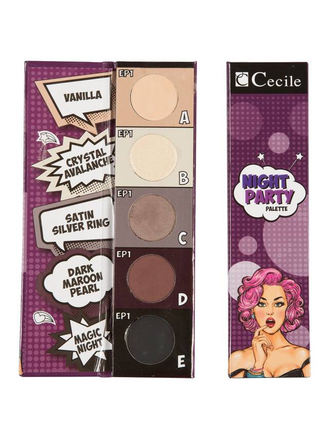 Cecile Eyeshadow Palette Far Paleti Ep01 - 2
