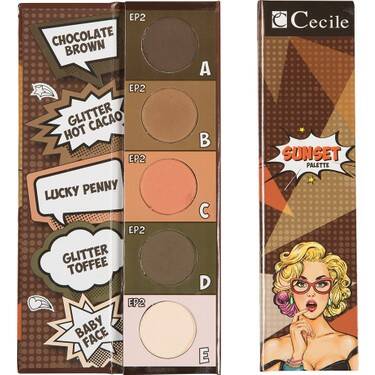 Cecile Eyeshadow Palette Far Paleti Ep2