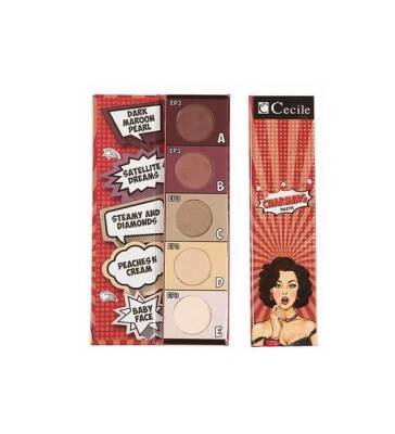 Cecile Eyeshadow Palette Far Paleti Ep3 - 2