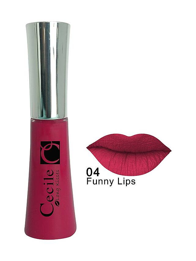 Cecile Kalıcı Mat Ruj / Long Kisses Lipgloss 04 - 1