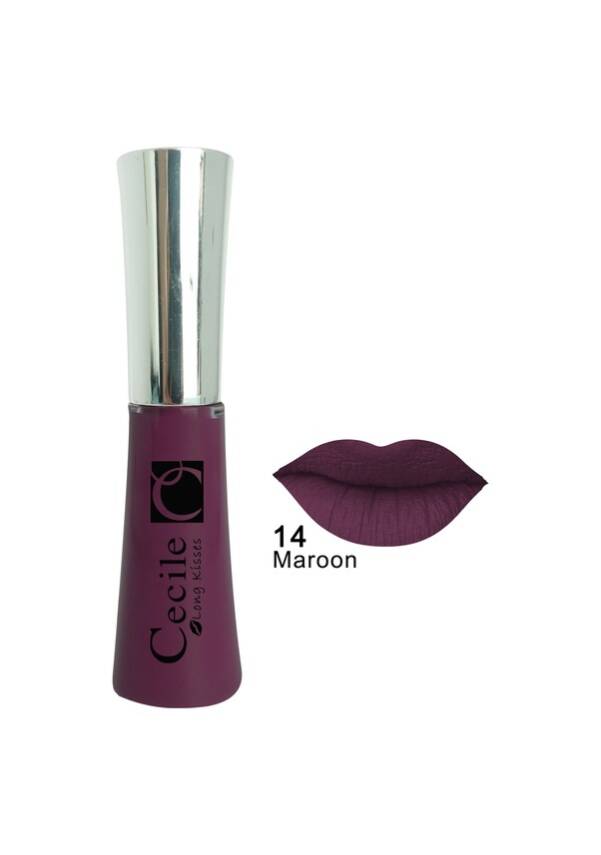 Cecile Long Kisses Lipgloss Likit Kalıcı Ruj No:14  - 1