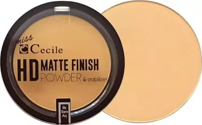 Cecile Miss HD Matte Finish Powder & Stabilizer 07 Light Orange Beige