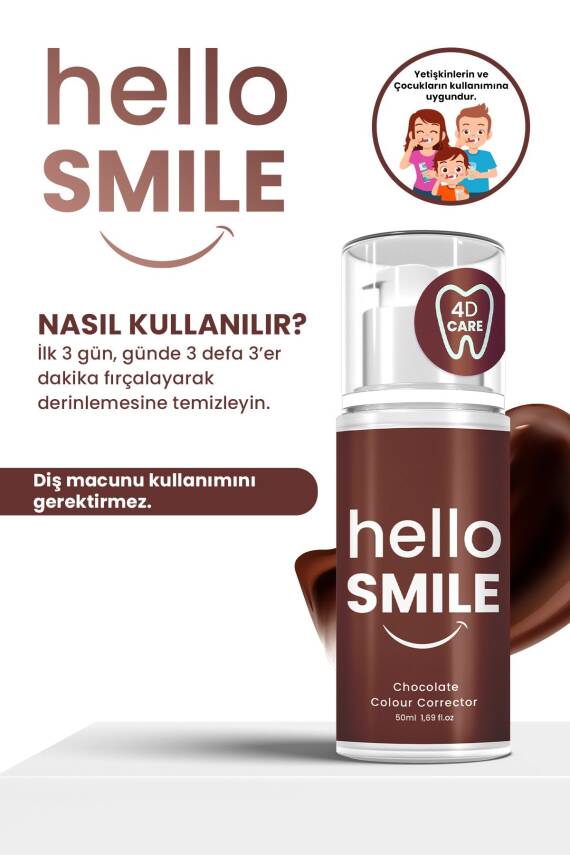 Çikolata Aromalı Anında Beyazlatıcı Diş Jeli - 4