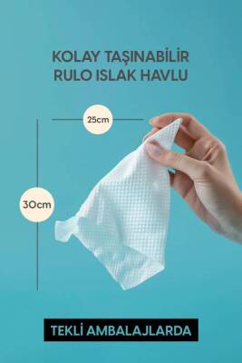 Clean - 25 Paket – Hasta Temizliği Için Hijyenik Islak Havlu - 2