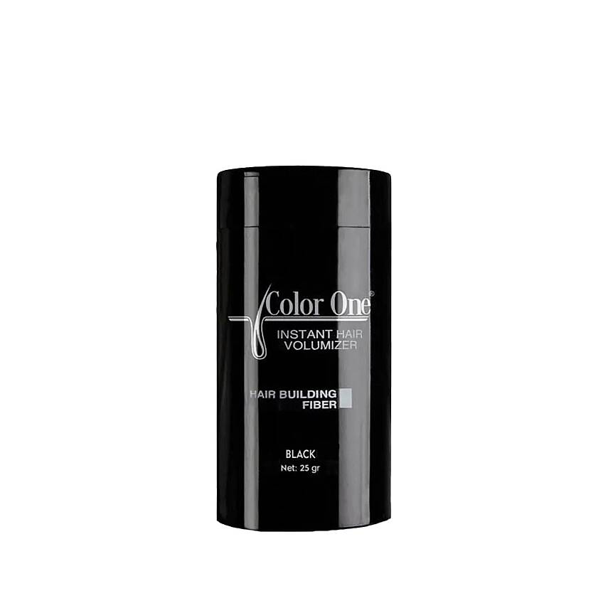 Color One Hair Building Fibers Black  Dolgunlaştırıcı Saç Fiberi Siyah 25g - 1