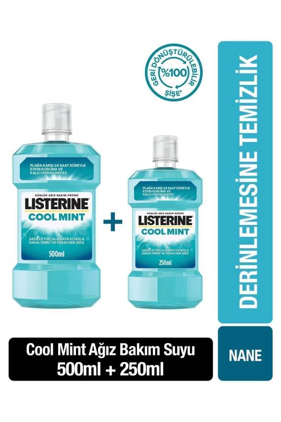 Cool Mint Ağız Bakım Suyu 500+250 ml - 1