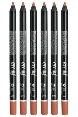 Emıly Dudak Kalemi 6lı Set No 203