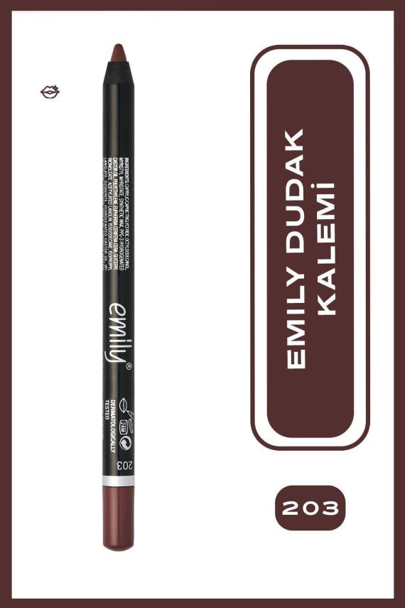Emily Long Lasting Lip Pencil No 203 - Dudak Kalemi x5 - 2