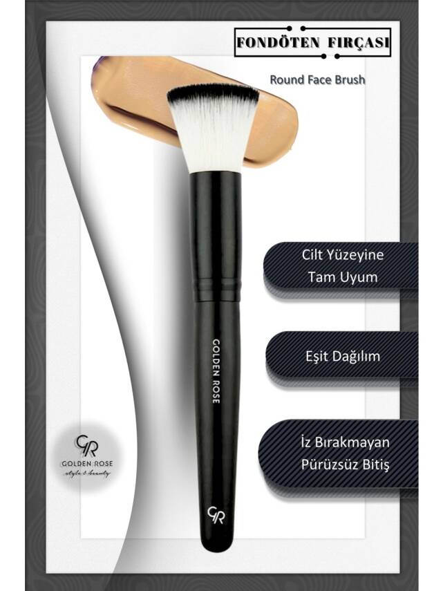 Golden Rose Golden Rose Round Face Brush - 1