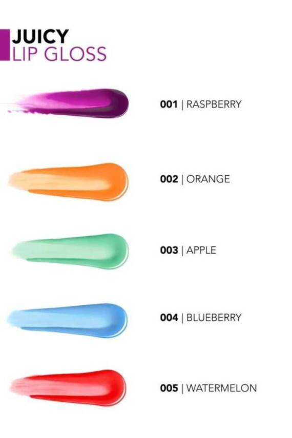 Juicy Doğal Renk Veren Meyve Aromalı Nemlendirici Dudak Parlatıcısı 004 BLUEBERRY - 3