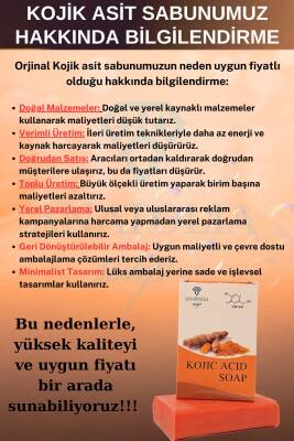 Kojik Asit Zerdeçal Hücre Yenileyici Ciltteki Lekeleri Giderici Kolajen Etkisi Hyaluronik Sabunu  - 3