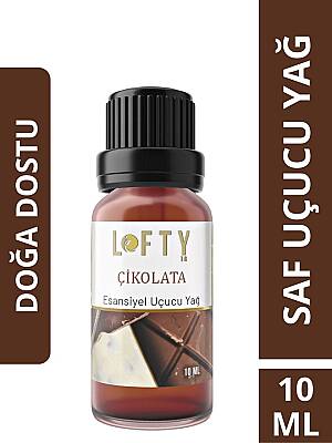 Lofty Çikolata Uçucu Yağ Buhurdanlık Esansı Konsantre Oda Kokusu Uçucu Esans Buhur Yağı 10 ml