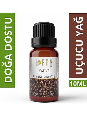 Lofty Kahve Uçucu Yağ Buhurdanlık Esansı Konsantre Oda Kokusu Uçucu Esans Buhur Yağı 10 ml