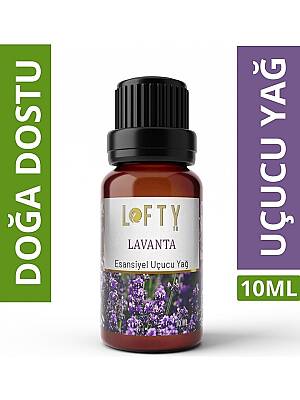Lofty Lavanta Uçucu Yağ Buhurdanlık Esansı Konsantre Oda Kokusu Uçucu Esans Buhur Yağı 10 ml