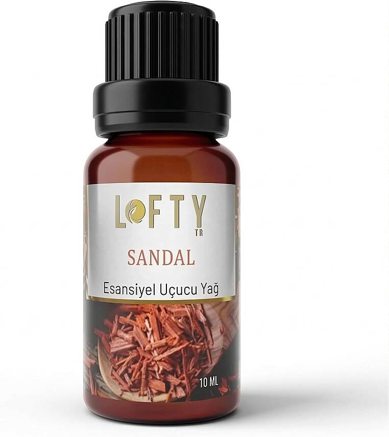 Lofty Sandal Uçucu Yağ Buhurdanlık Esansı Konsantre Oda Kokusu Uçucu Esans Buhur Yağı 10 ml - 1