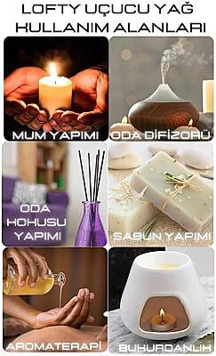 Lofty Spring Bahar Uçucu Yağ Buhurdanlık Esansı Konsantre Oda Kokusu Uçucu Esans Buhur Yağı 10 ml - 3