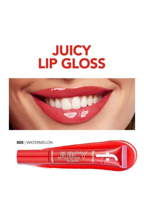 Meyve Aromalı Dudak Parlatıcısı (AHUDUDU) - Juicy Lip Gloss - 001 Raspberry - 8682536087711 - 793
