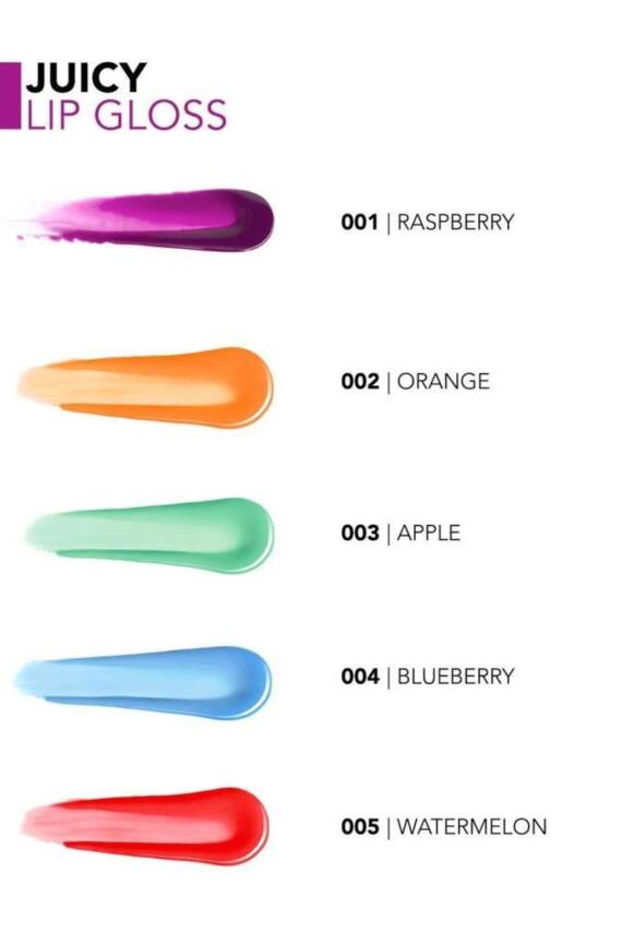 Meyve Aromalı Dudak Parlatıcısı (AHUDUDU) - Juicy Lip Gloss - 001 Raspberry - 8682536087711 - 511