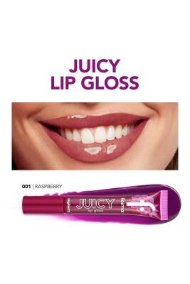 Meyve Aromalı Dudak Parlatıcısı (AHUDUDU) - Juicy Lip Gloss - 001 Raspberry - 8682536087711 - 418