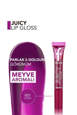 Meyve Aromalı Dudak Parlatıcısı (AHUDUDU) - Juicy Lip Gloss - 001 Raspberry - 8682536087711 - 663