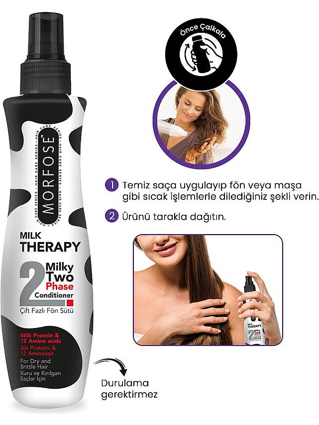 Morfose Milk Therapy Fön Suyu 240 ml - 3