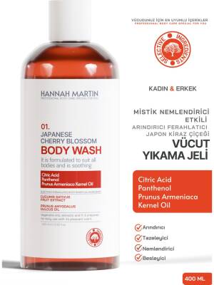 Nemlendirici Ve Besleyici Mistik Kokulu Japon Kiraz Çiçeği Duş Jeli Vücüt Temizleme