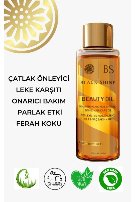 Nemlendirici Ve Işıltı Etkili Leke Ve Çatlak Karşıtı Çok Amaçlı Mucizevi Bakım Ve Onarım Yağı 100ml - 2