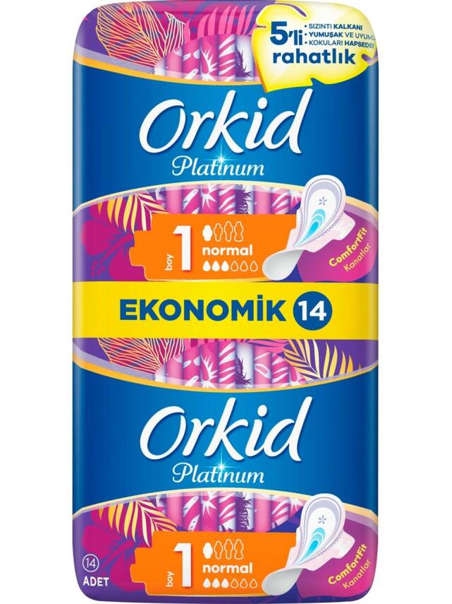 Platinum Normal (boy 1) 14 Adet Hijyenik Ped - 2