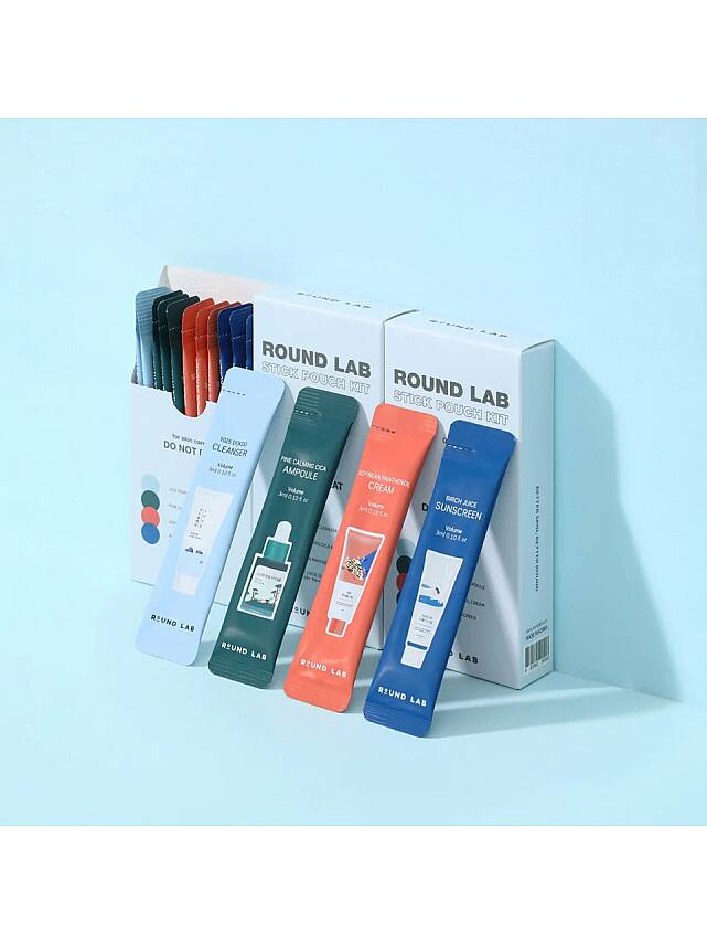Round Lab - Stick Pouch Kit (4 Adımlı Besleyici ve Arındırıcı Deneme Seti) - 1