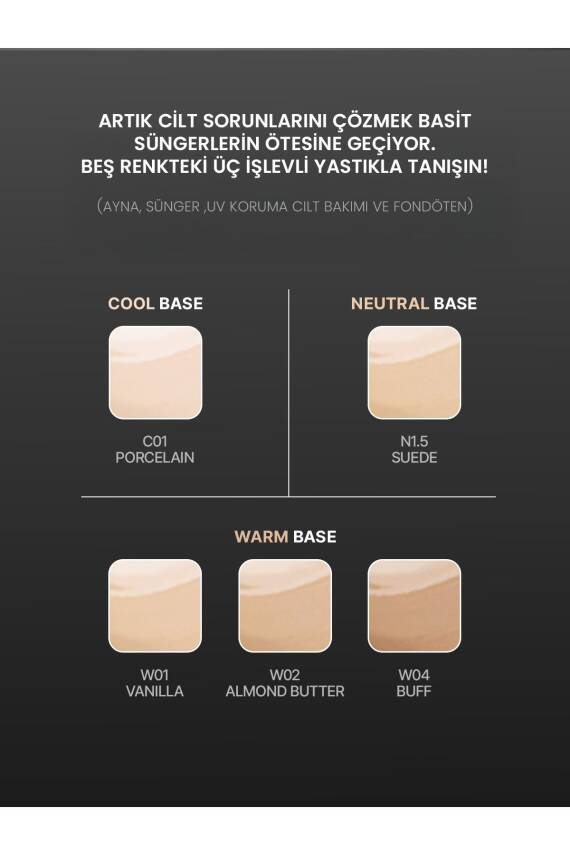 Tfıt Cushion Fondöten Layering Fit Glow Cushion Ex 12 G Spf 50 pa Gün Boyu Işıltılı Etki - 25