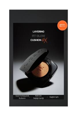 Tfıt Cushion Fondöten Layering Fit Glow Cushion Ex 12 G Spf 50 pa Gün Boyu Işıltılı Etki - 17