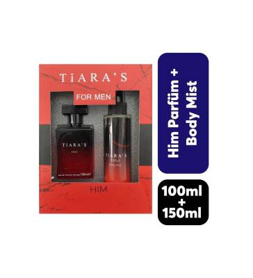Tiaras Him Erkek Parfüm Edt 100ml & Body Mist Edc 150ml