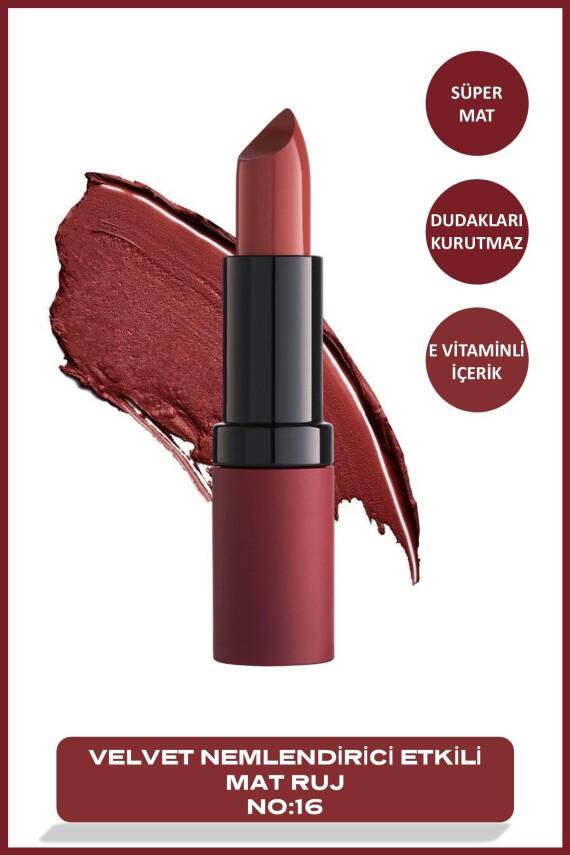 Velvet Matte Lipstick No 31 Light Rose - Mat Ruj - 557