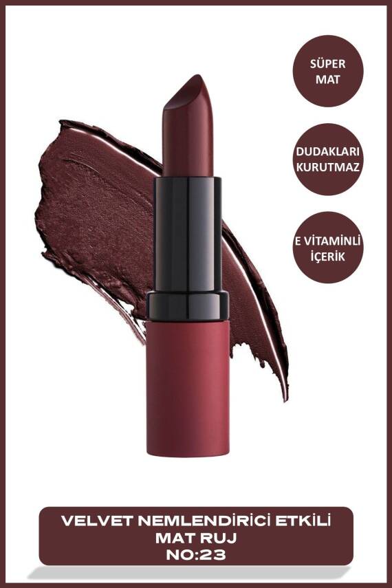 Velvet Matte Lipstick No 31 Light Rose - Mat Ruj - 341